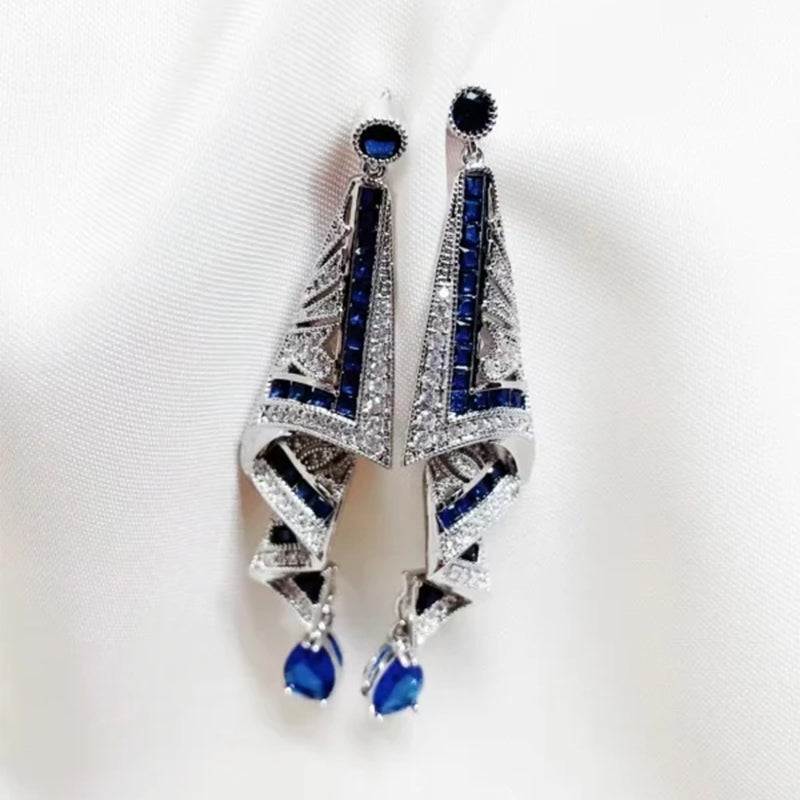 GemAura™ | Vintage Silver Earrings