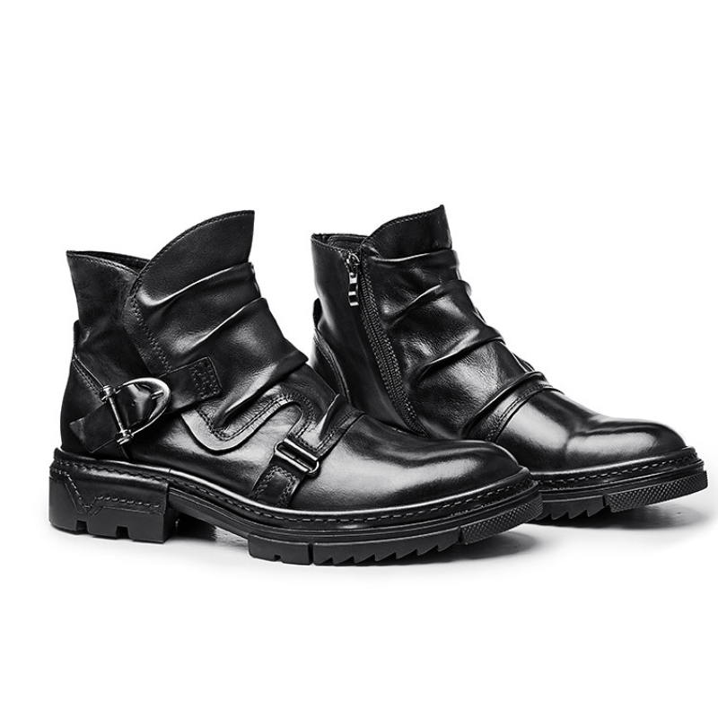 Austen™ | Leather Biker Boots