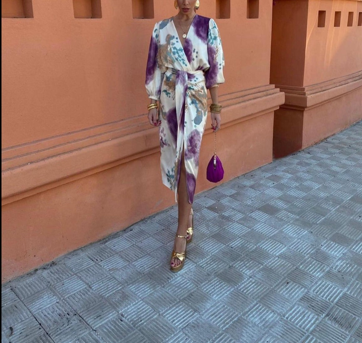 Lea™ - V-Neck Dress