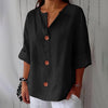 Casual linen blouse for timeless elegance