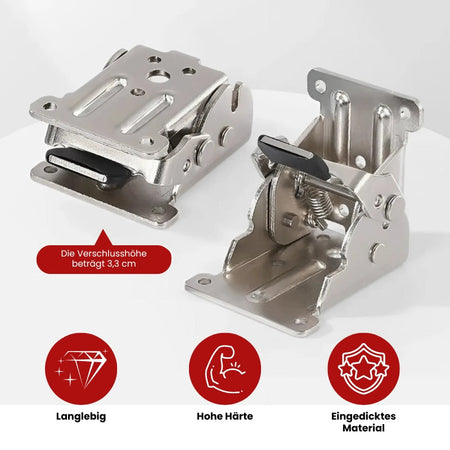 HingePro™ | Self-locking 90° folding hinges