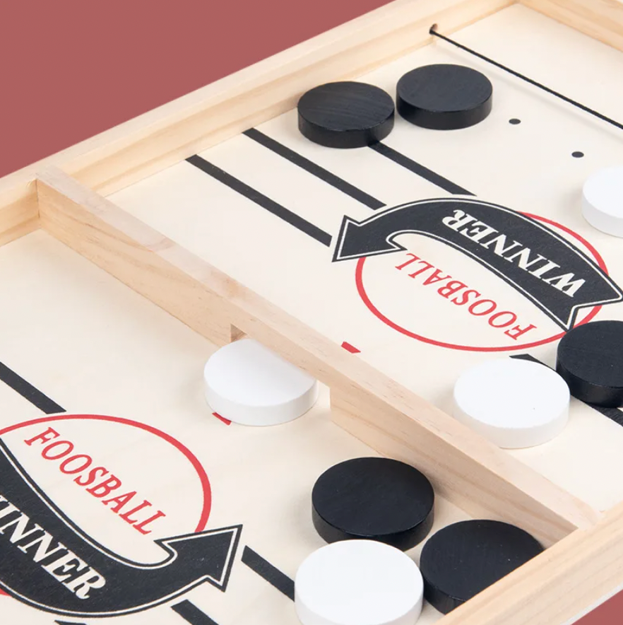 FoosBallPuck™ - Miniature Wooden Football