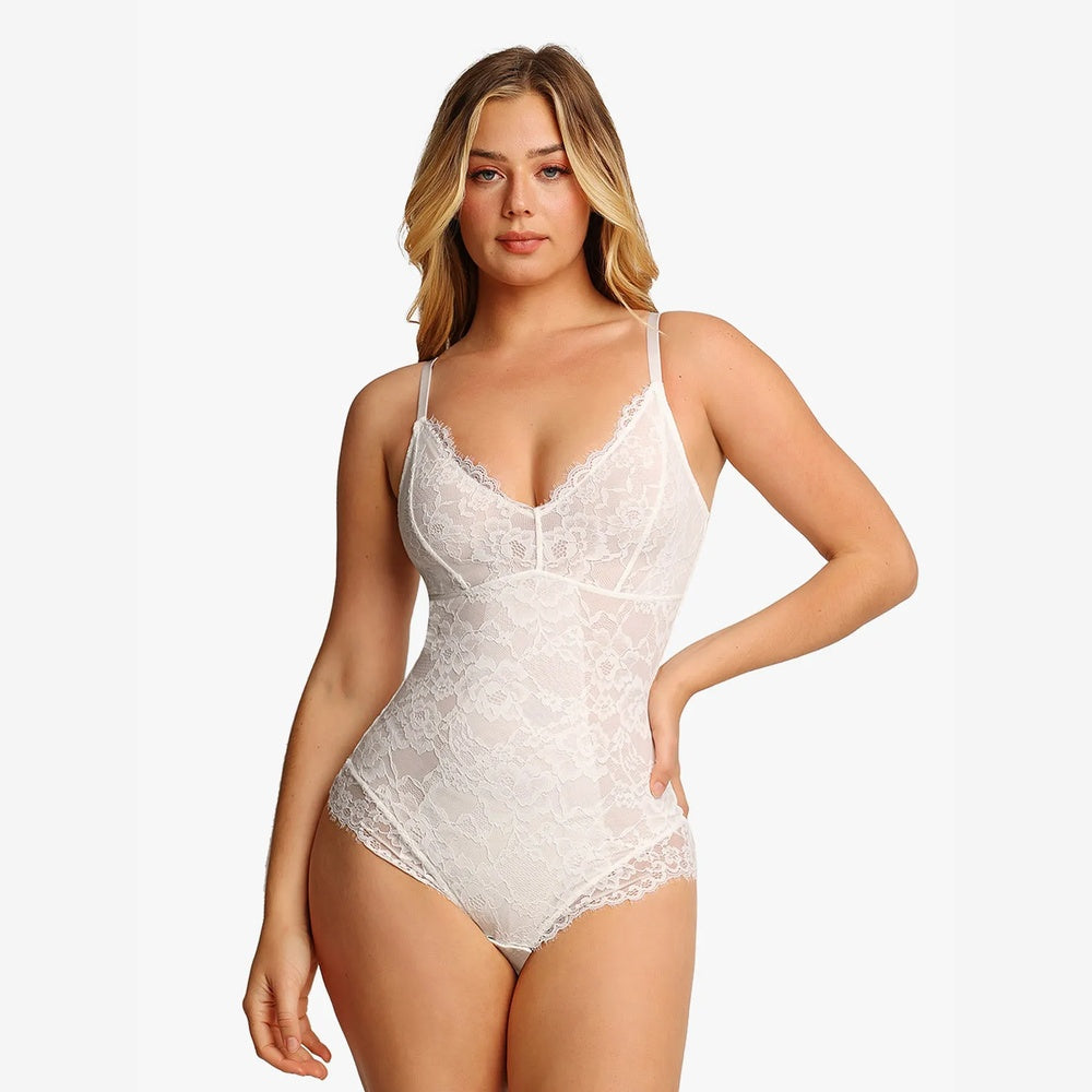 | Sculpting bodysuit with lace