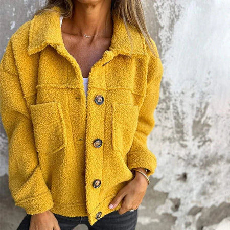 Short jacket with lapels