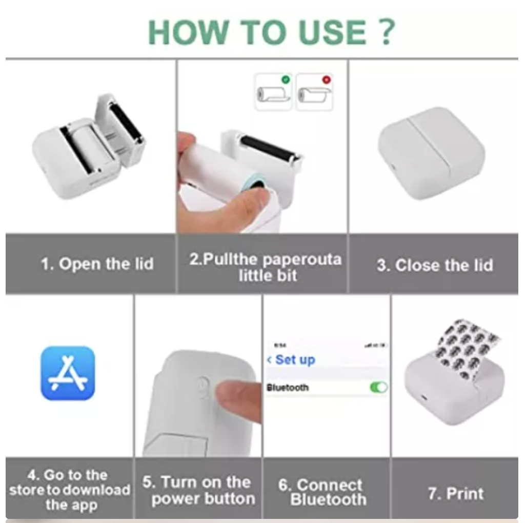 Mini Smartphone Printer™ - Pocket Printer